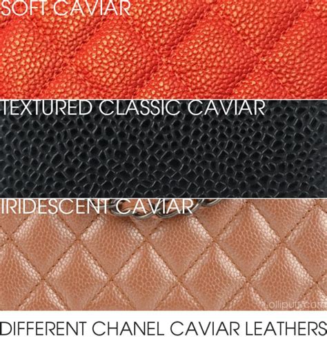 chanel leather types